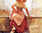 弗兰克 杜韦内克 : Florentine Flower Girl